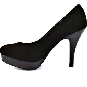 Kenneth Cole Unlisted File System Women’s Mixed-Media Black Pumps Heels, Sz 10